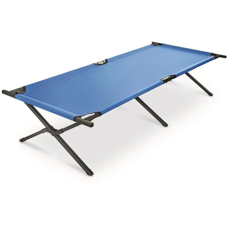 
military folding camping bed portable army metal camping stretcher bed 