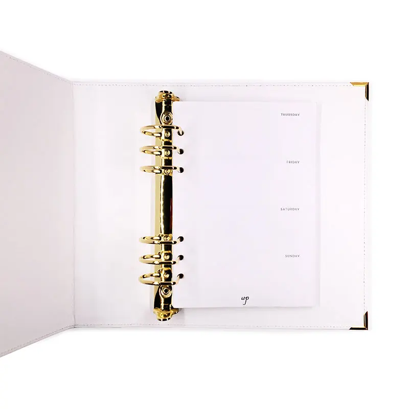  Dot pattern искусственная кожа пользовательский размер 6 кольцо binder Оптовая Продажа Милая