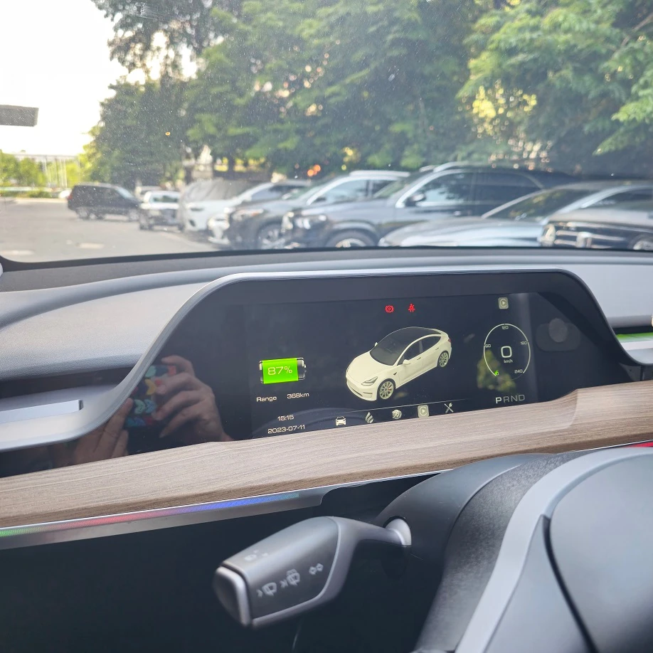 Автомобильный 10 25 дюймов дисплей приборной панели Linux OS навигация для Tesla модели 3/Y беспроводной