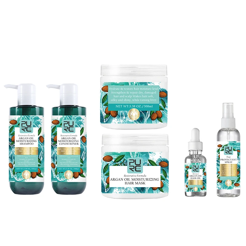 Professional Organic Moisturizing Shampoo Natural Argan Oil Hair Shampoo Sulfate Free