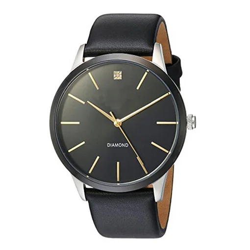 Fashion Watch Luxury Two Tone Gold Plated Visible Stainless Steel Quartz Watches For Men