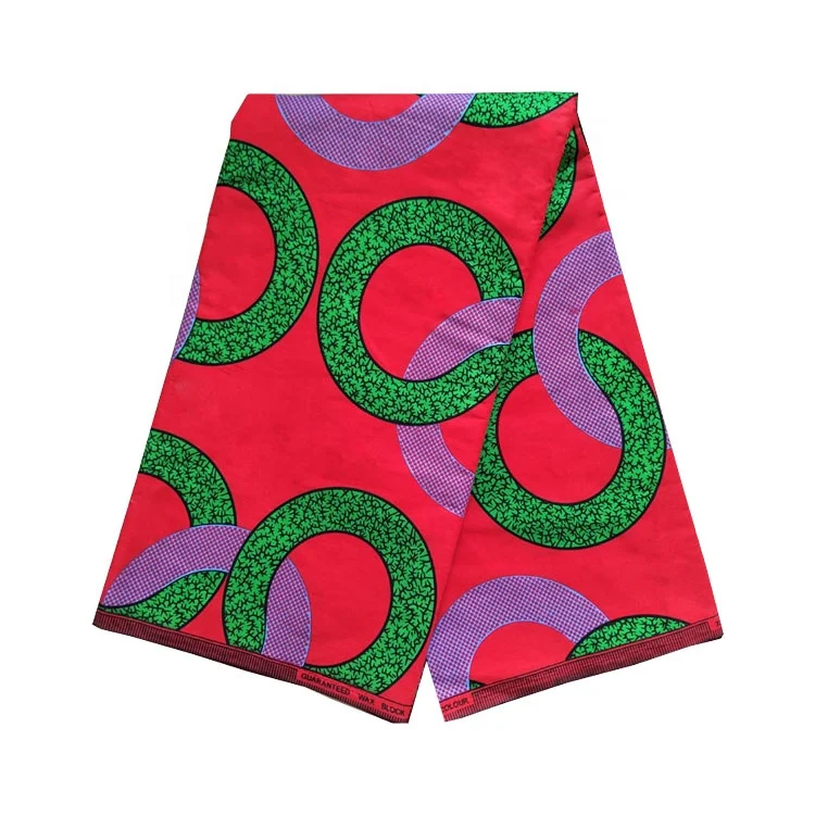 New African Wax Printed Fabric 6 Yard For West Africa Market