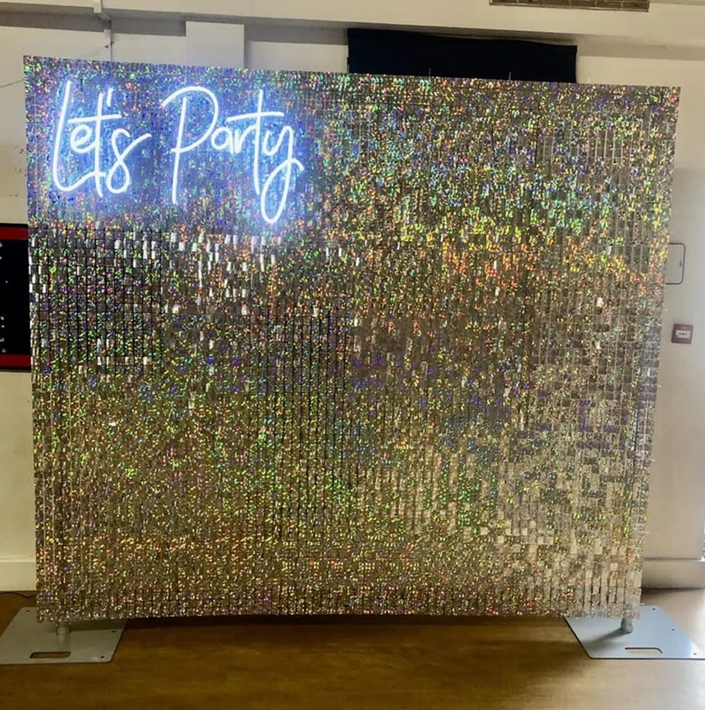 YOPIN-897 Event Party Supplies Gold Sequin Shimmer Wall Backdrop Panels For Wedding Decorations