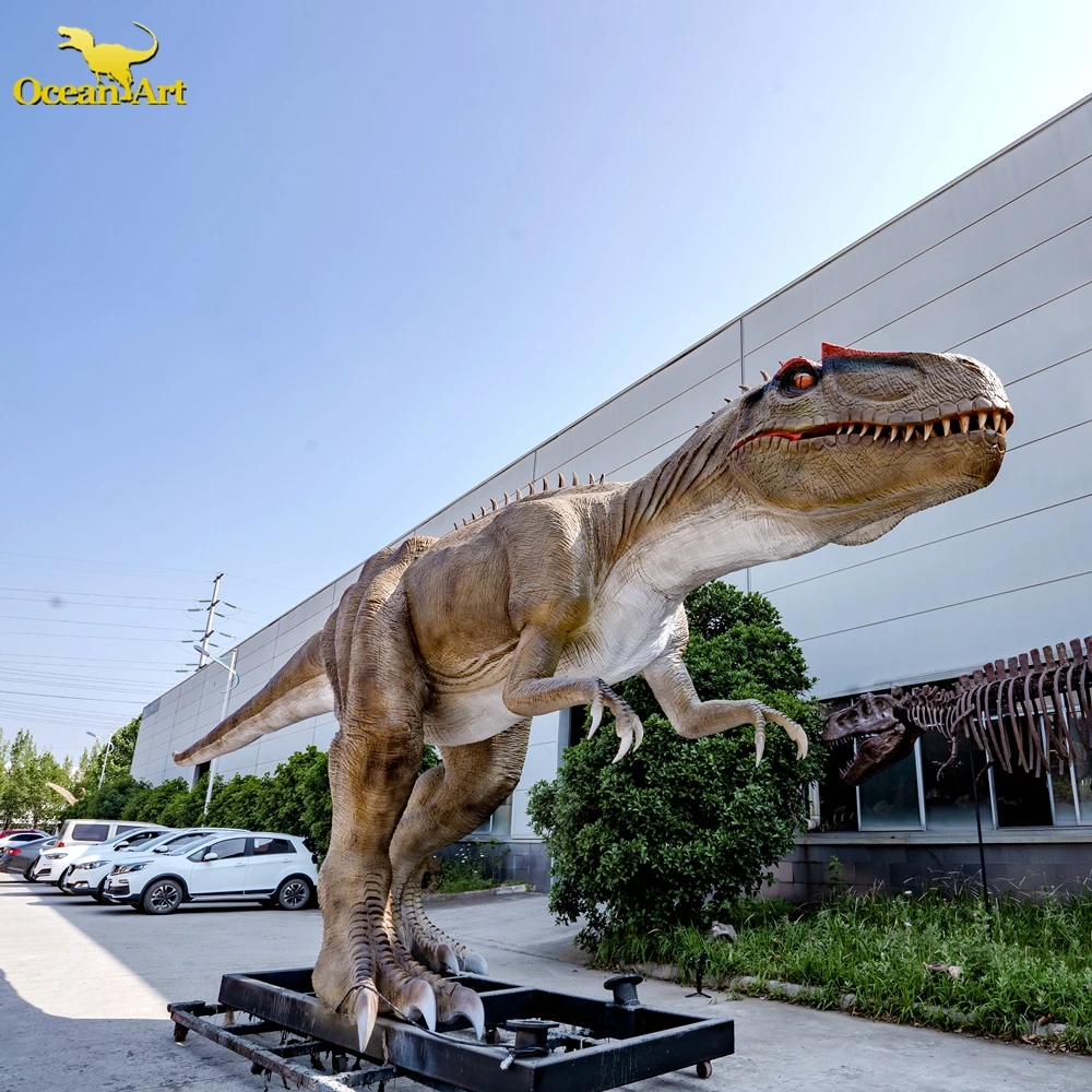 Attraction Dinosaur Theme Park Outdoor Lifesize New Technology Animatronic Dinosaur Model