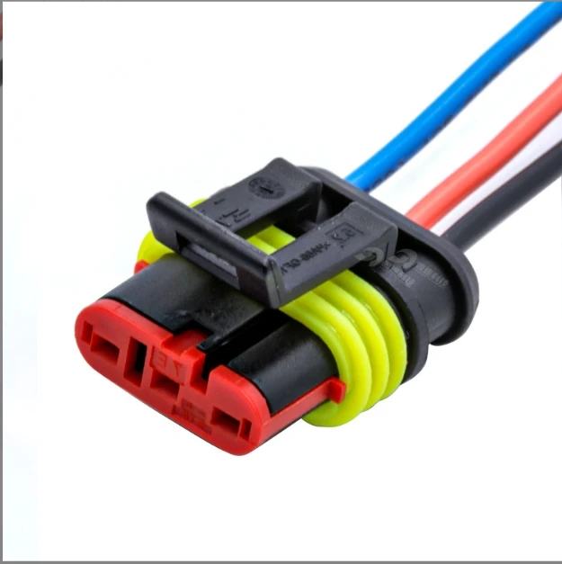 Автомобильный водонепроницаемый разъем 1P-2P-6P Разъем Жгут 1 5 серии кабель на заказ жгут проводов
