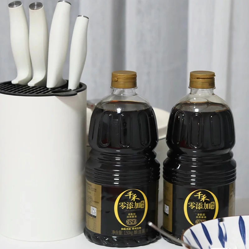 0 Additive Dark Light Chinese Soy Sauce 1.8L