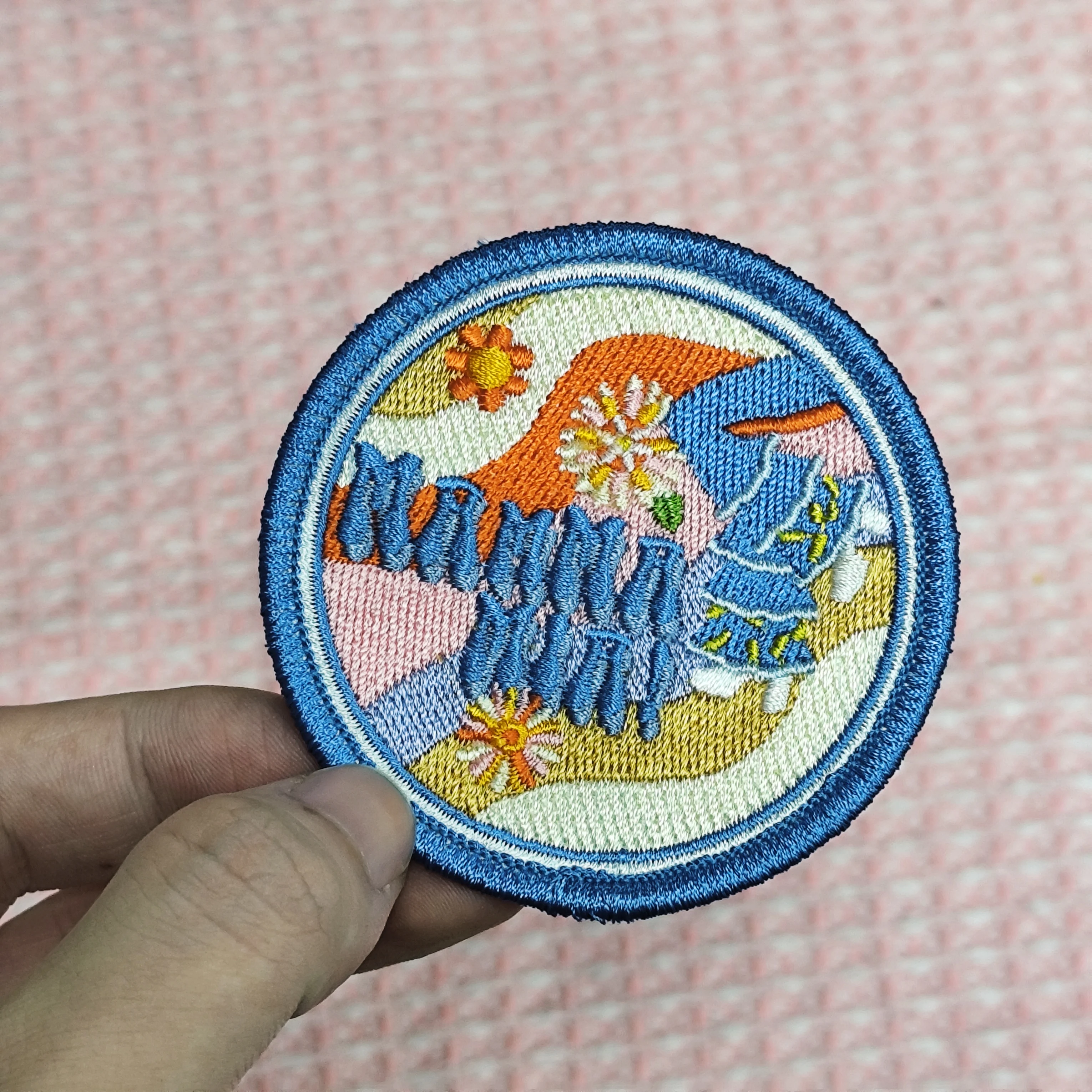 Customize Your Own Design Embroidered Patch Embroidery Badge Sew On Iron On Custom Embroidery Patch For Apparel Cap