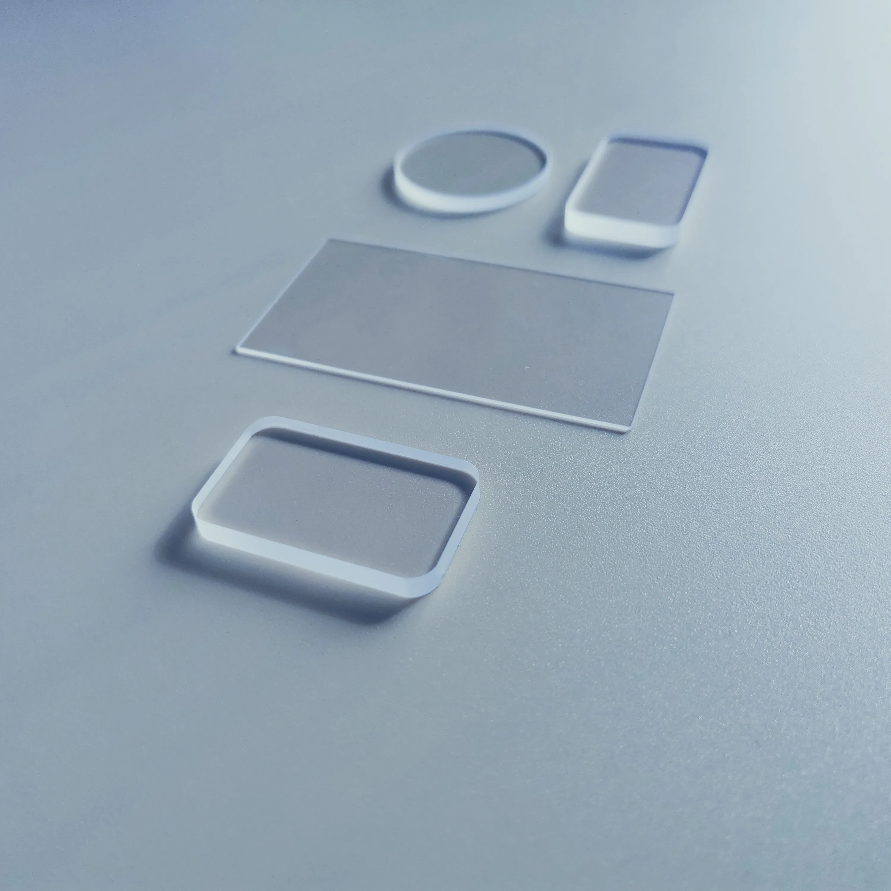 UV Transmission 90% Fused Silica Glass Optical Transparent Window