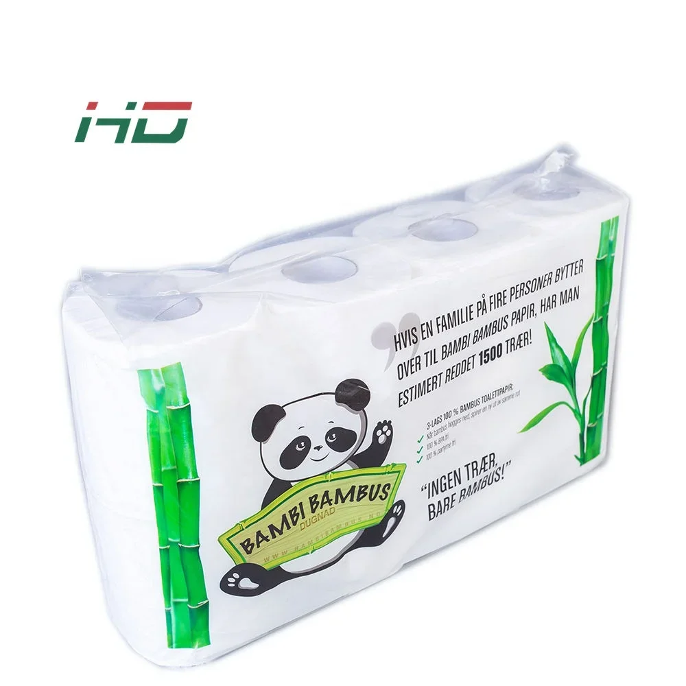 In Stock Rolls Virgin Wood Pulp White Butterfly Printed 2 Ply Toilet Paper 24 48 96 Rolls