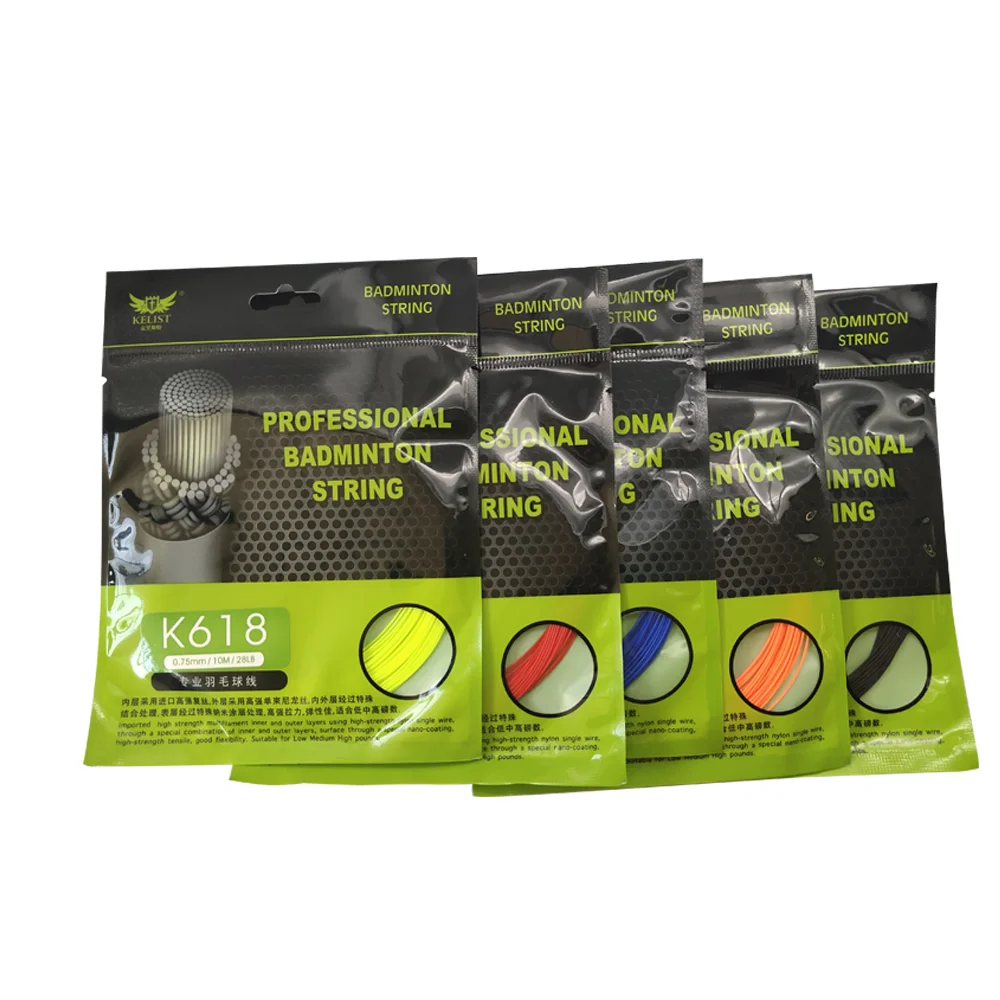 Professional Badminton Accessories 0.75mm Durable Badminton String Badminton Racket String