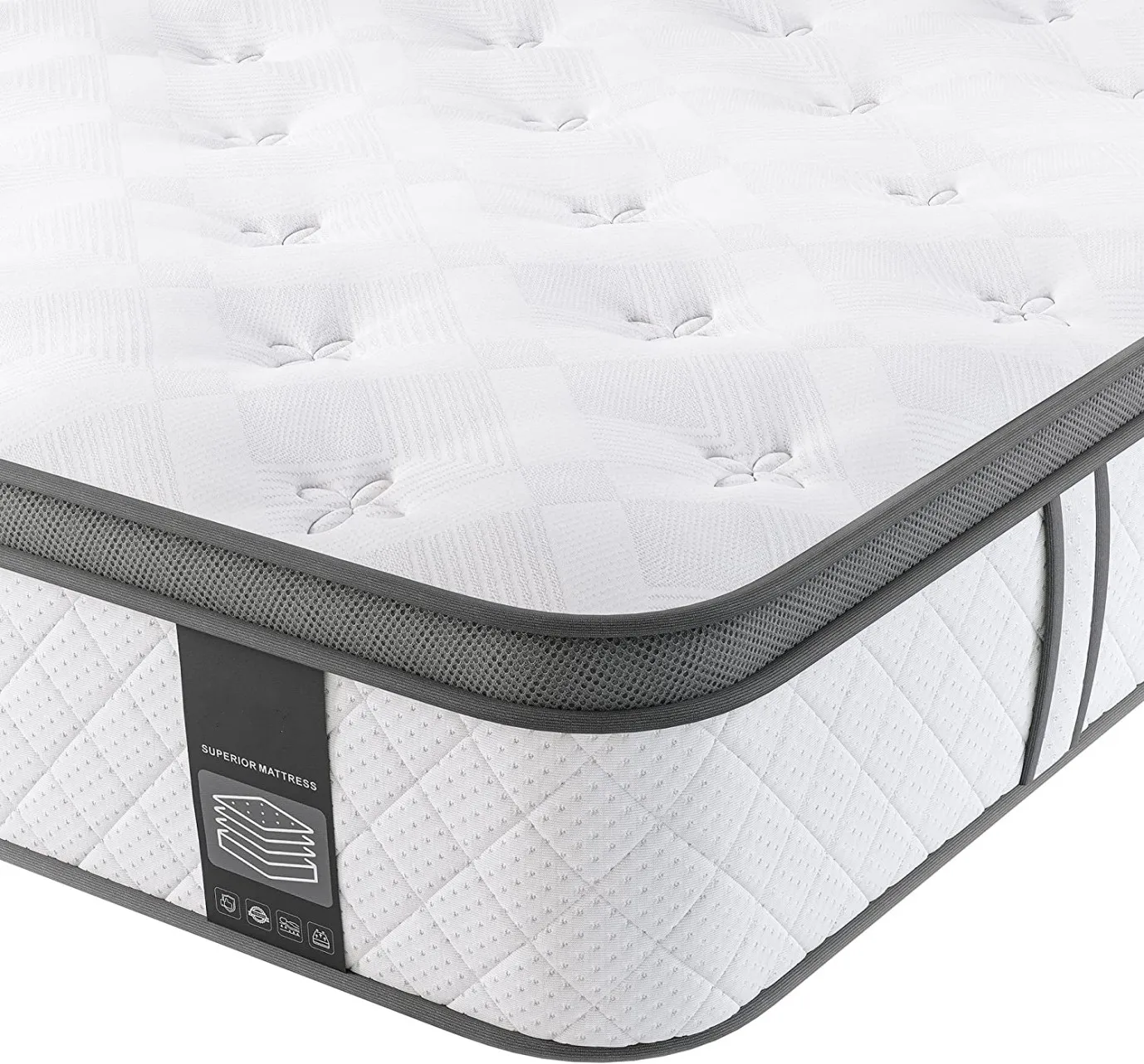 Rolled Zone Pocket Spring Mattress In A Box Korean Double Foam Sponge Bed Mattress Hotel Bed mattress