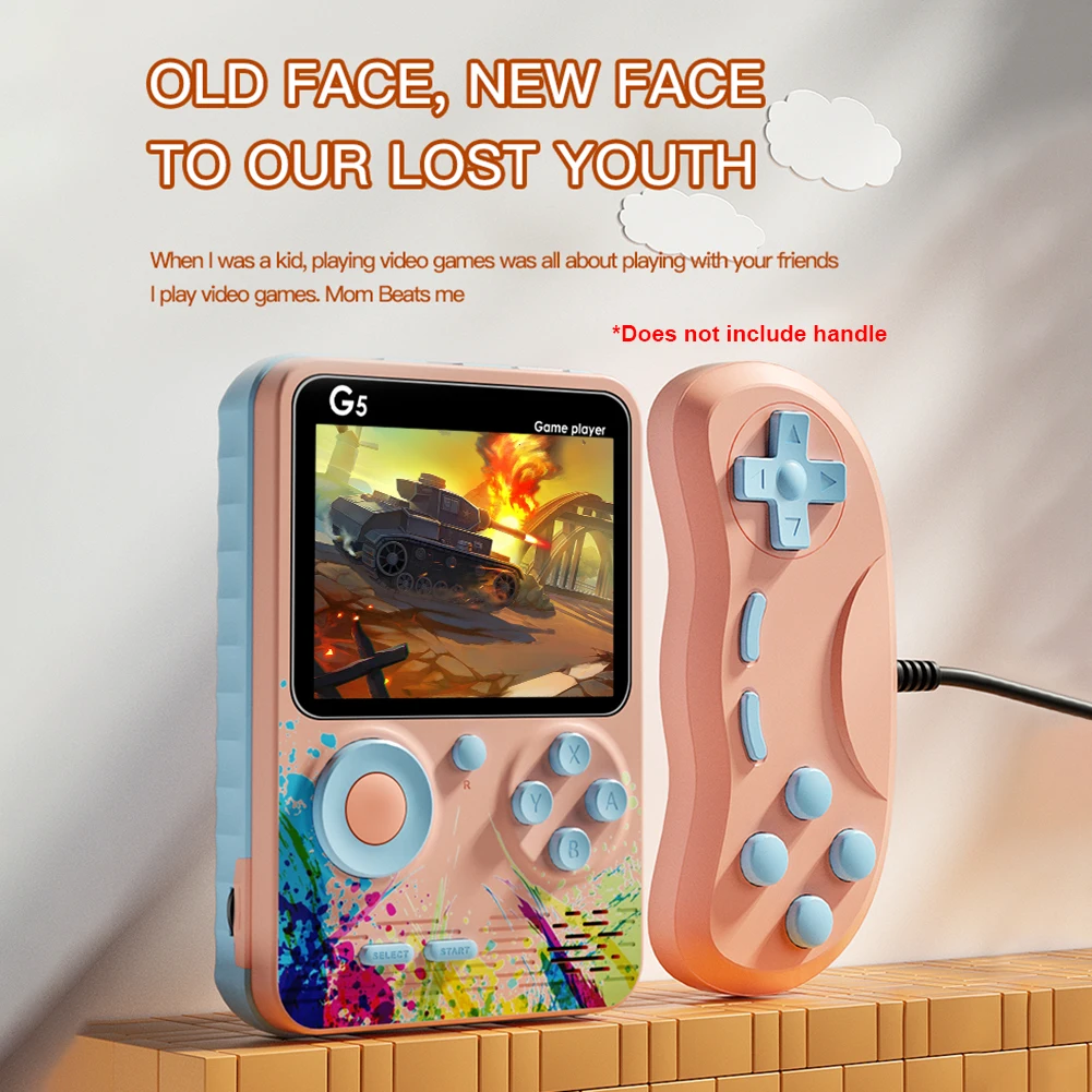 ELVEN-Games G5 Handheld Game Player 500 in 1 Classic Game Consoles Color Screen Retro With 3.0 inch Screen