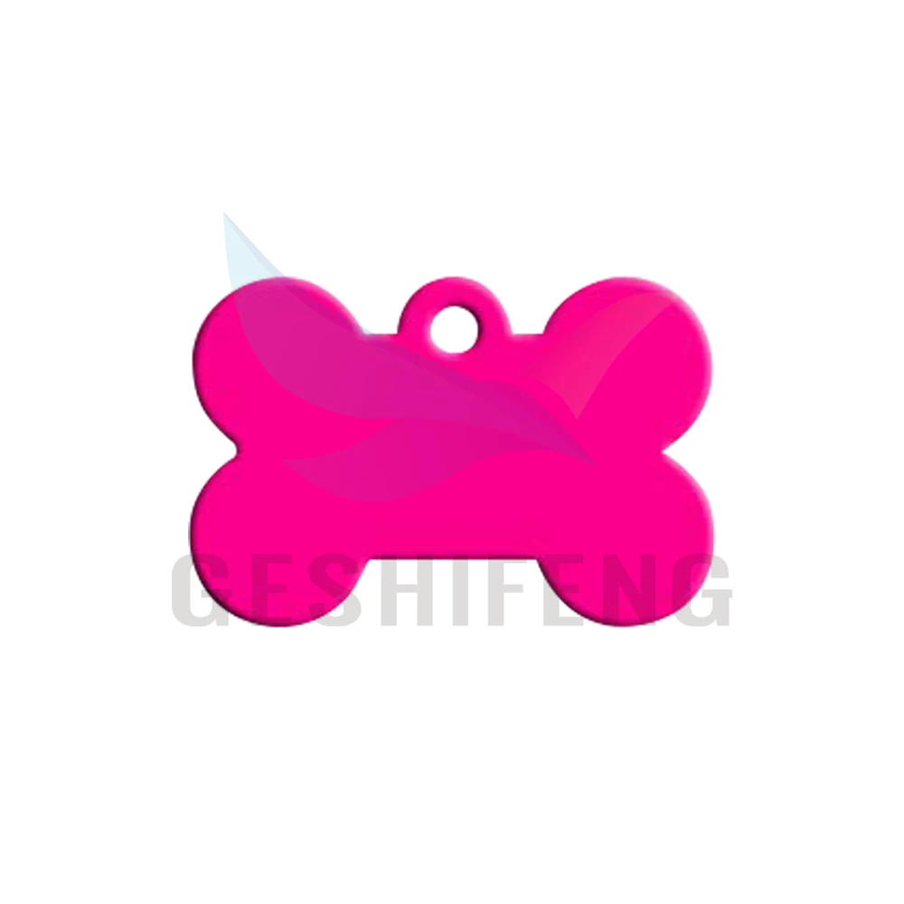 Manufacturer Supply Double Sided Custom Oxidized Aluminum Alloy Personalized Pet ID Tag Dog Tag