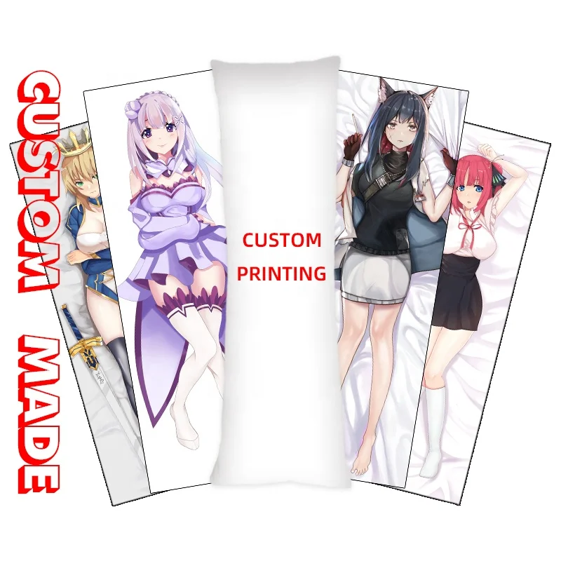 Customizable Personalized Anime nude Dakimakura Pillow case Cover  Cushion Cover