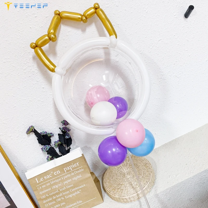 Cartoon Toy Flower Glass Balloon China Factory Wholesale Led Bobo Balloons Birthday