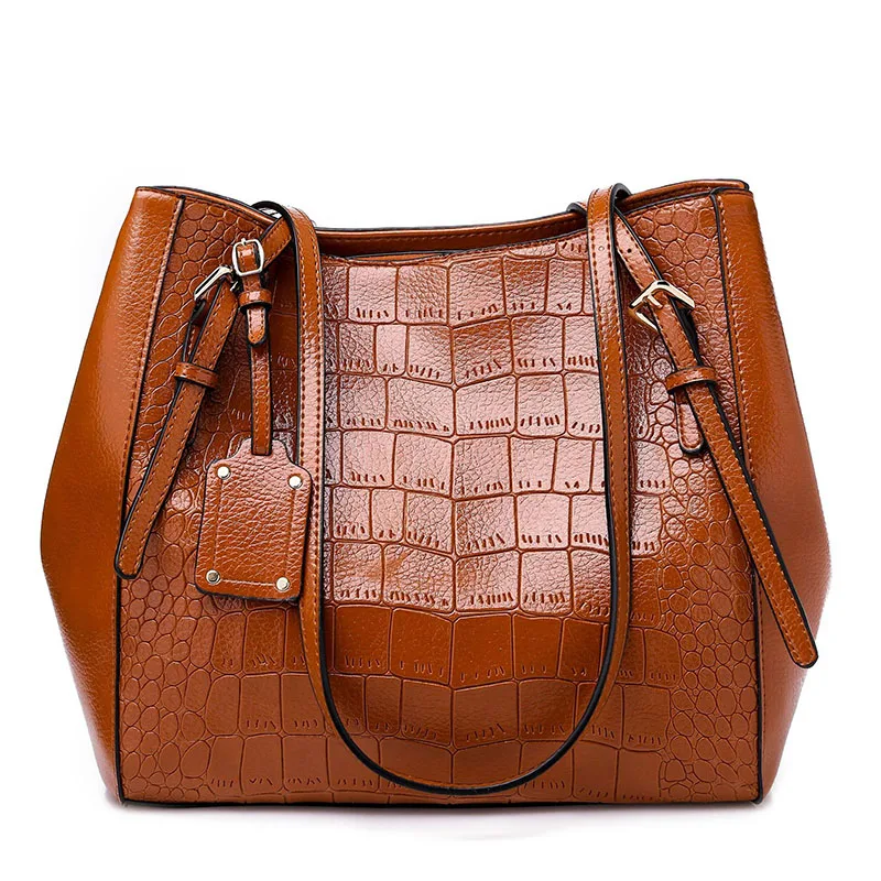 
Ready To Ship PU Leather Adjustable Length Alligator Handbag 