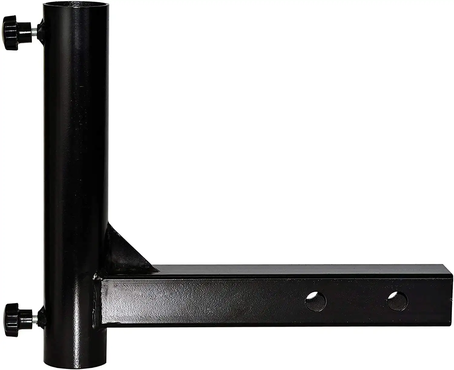 High Quality Black Heavy-Duty Metal Trailer Hook Customizable Single Flag Pole Bracket for Car Bumper Car Tent Installation