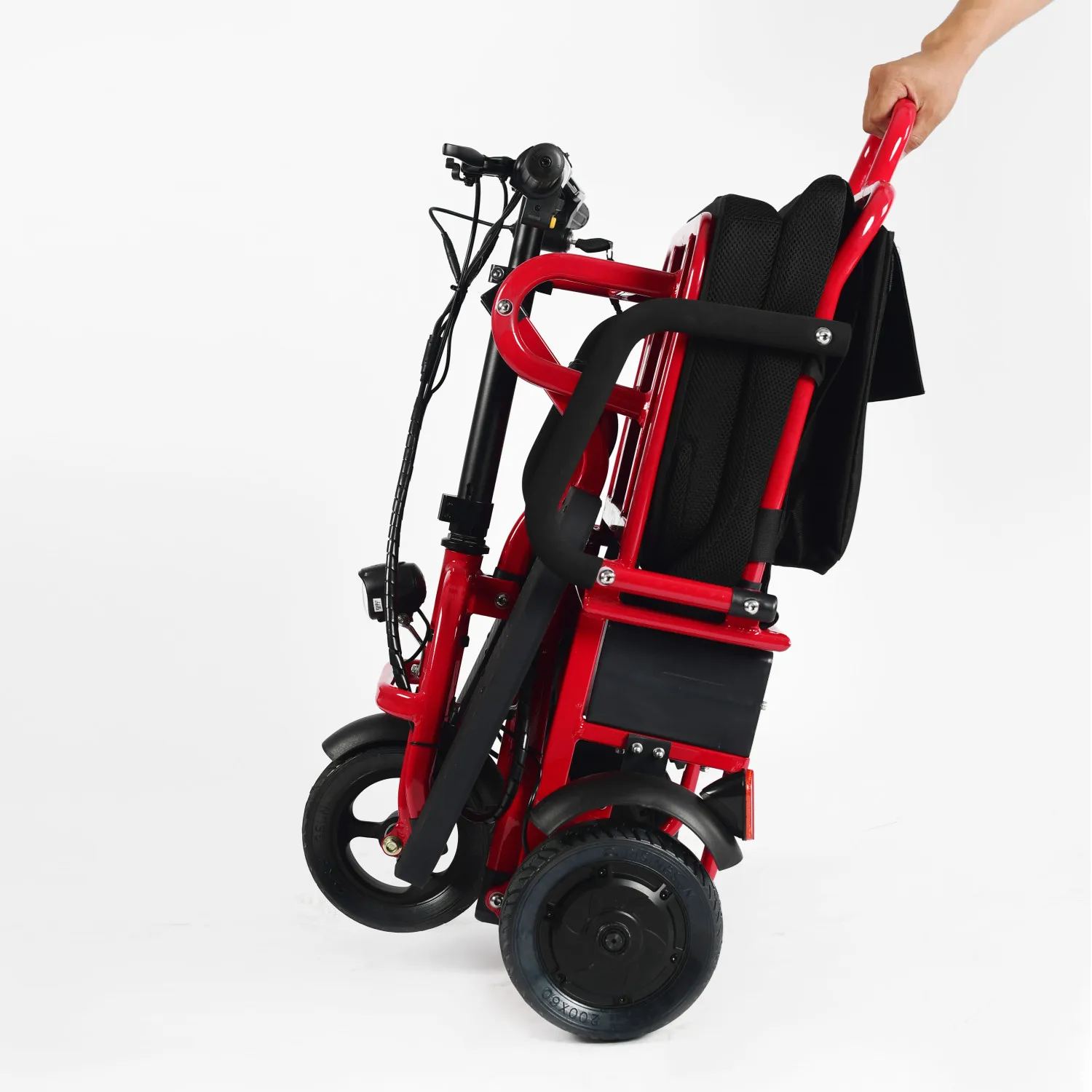 300W 36V Lithium Battery Folding Electric Scooter 3 Wheels for