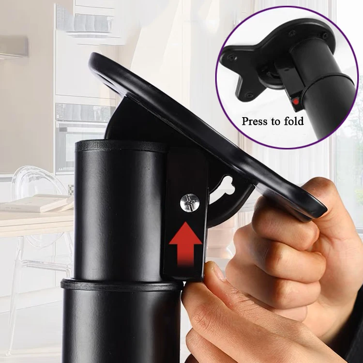 Adjustable height folding table legs metal telescopic dining table base Furniture legs Folding table legs