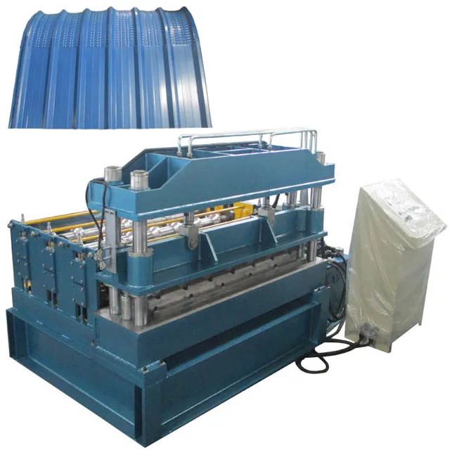 Automatic Hydraulic rib profiles roofing curved making machine
