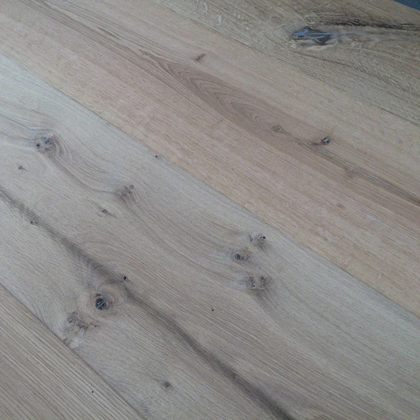 
Reclaimed oak unfinished wide plank engineered wood flooring 