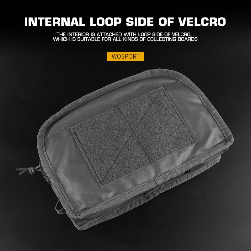 Wosport MOLLE CCS Pouch Cordura Plate Carrier EDC Utility Pouch Bag Hanging Waist Bags