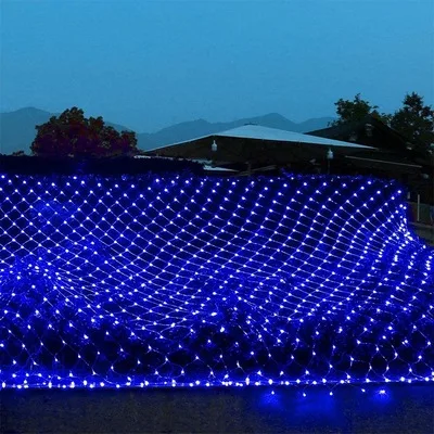 3*2M led string lights outdoor fishing net lights scenic lawn hotel wedding decorative lighting for holiday