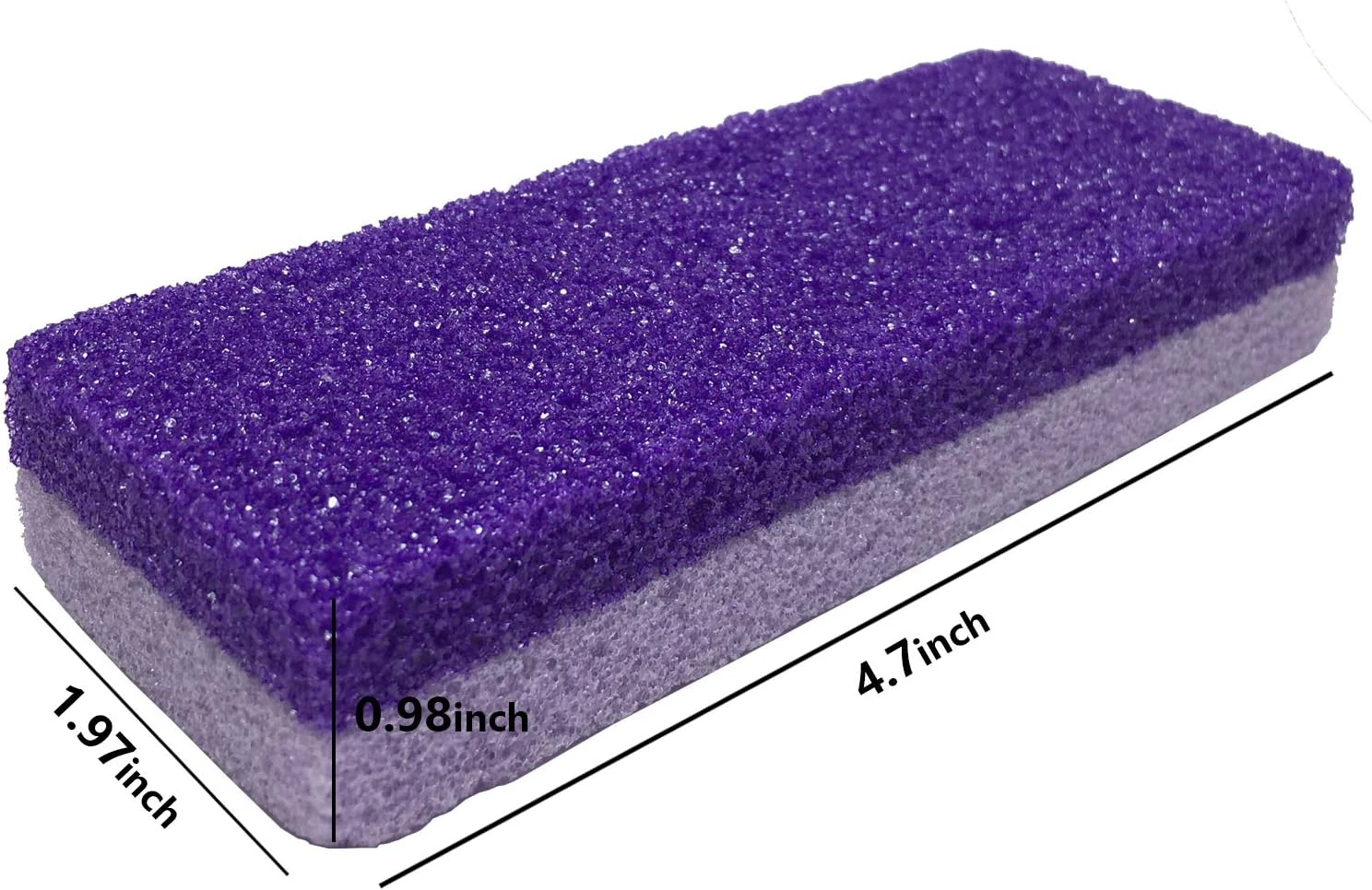 Salon Foot Pumice and Scrubber for Feet Heels Callus Dead Skins Safely and Easily Eliminate Callus and Rough Heels