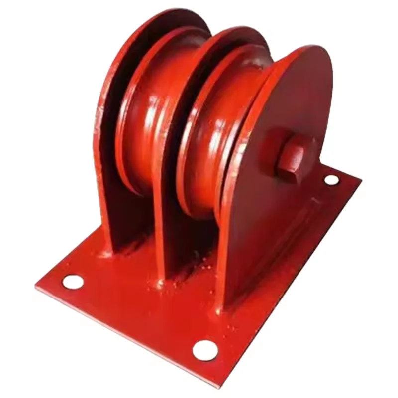 Accessories crane sheave steel wire rope bearing steel pulley