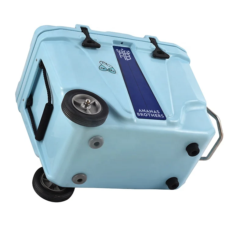 Ice Chest Wheeled Wine Coolers Cooler Box With heavy-duty wheels