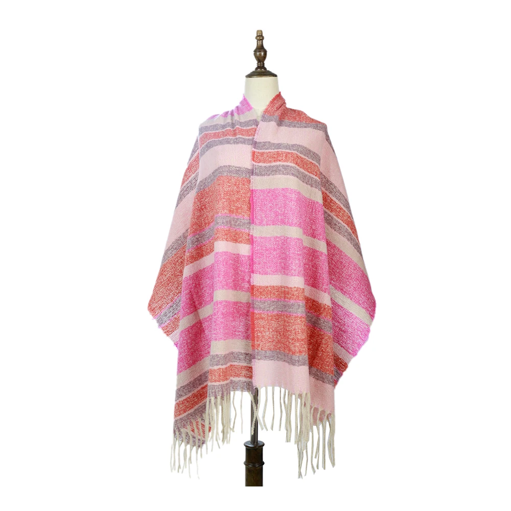 Новинка 2021 зимний кашемировый шарф женские толстые теплые шали Женские Жаккардовые Модные Качественные шарфы из пашмины с кисточками