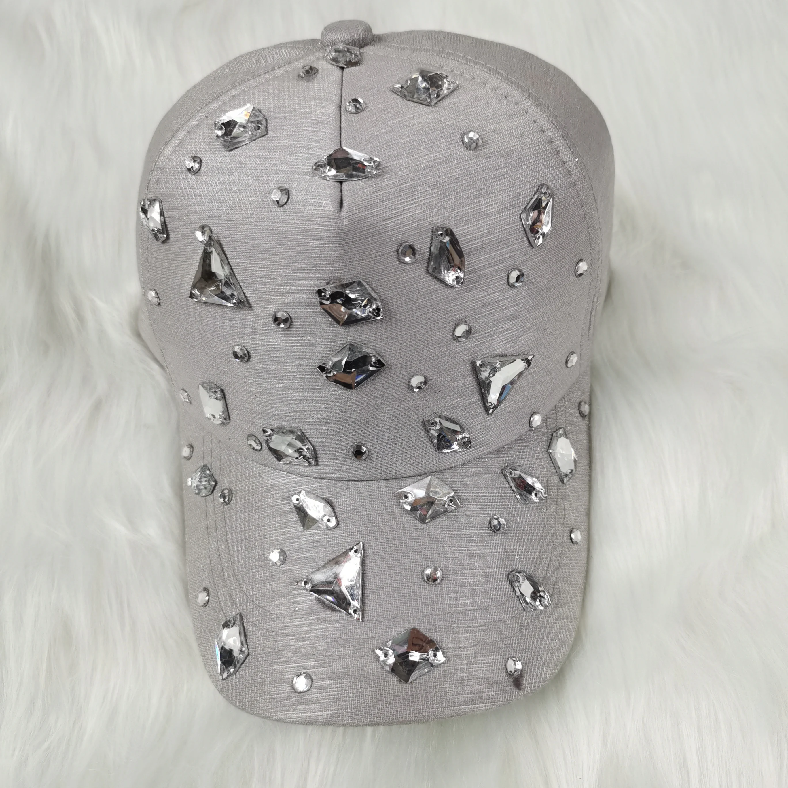 N239CP весенне-летние женские акриловые бейсболки со стразами и камнями, женские шляпы от солнца с кристаллами для мужчин, кепки
