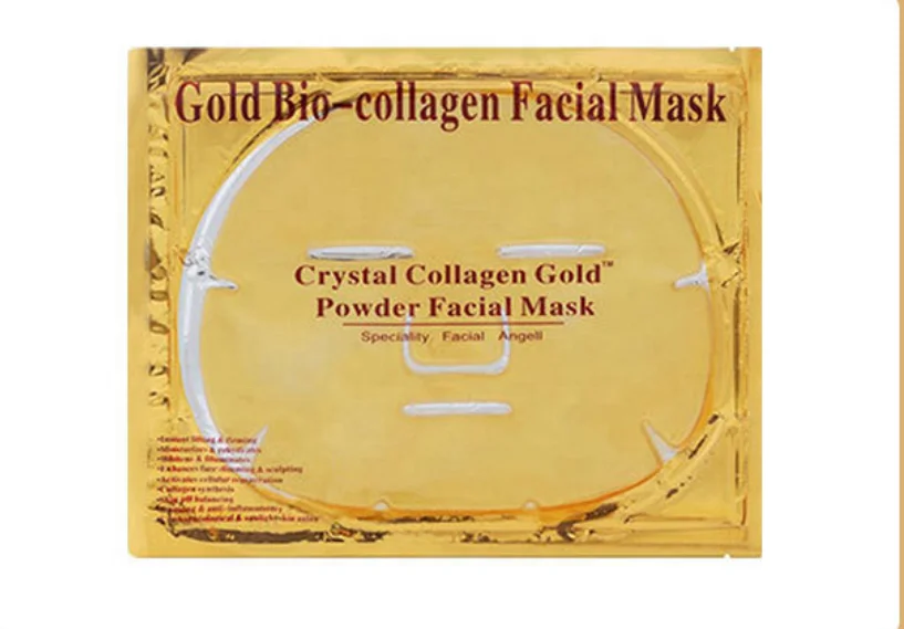 Wholesale Repairing Moisturizing Anti-aging Nourishing  Sheet Mask 24k Gold Face Mask Gollangen Gold Bio-collagen Facial Mask