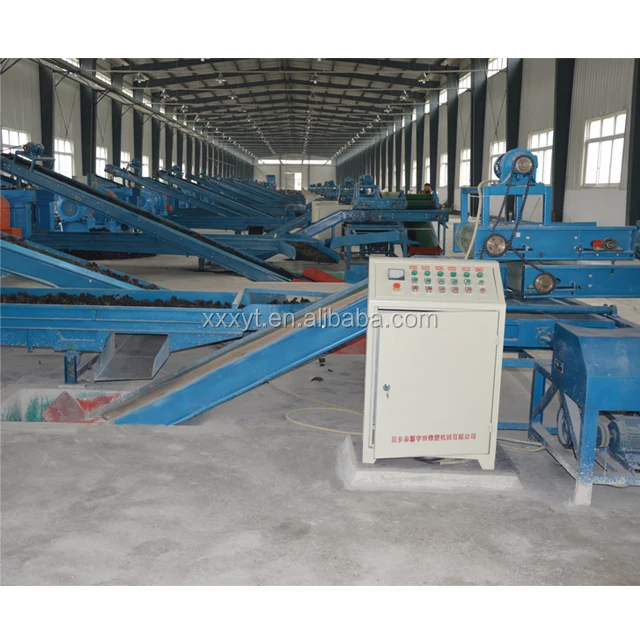 Scrap tyre recycling plant / tire recycling line in making rubber crumb