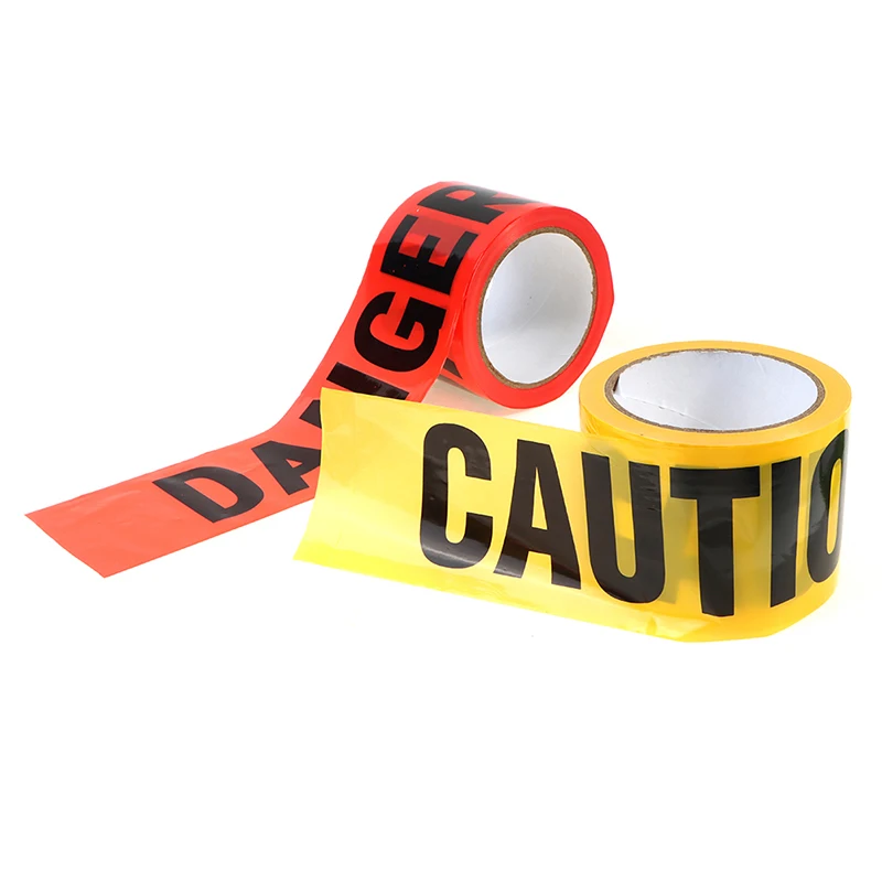 EONBON Non-Adhesive Pe Warning Tape, Printed Pe Warning Tape Signa For Hazardous Areas, Halloween Parties