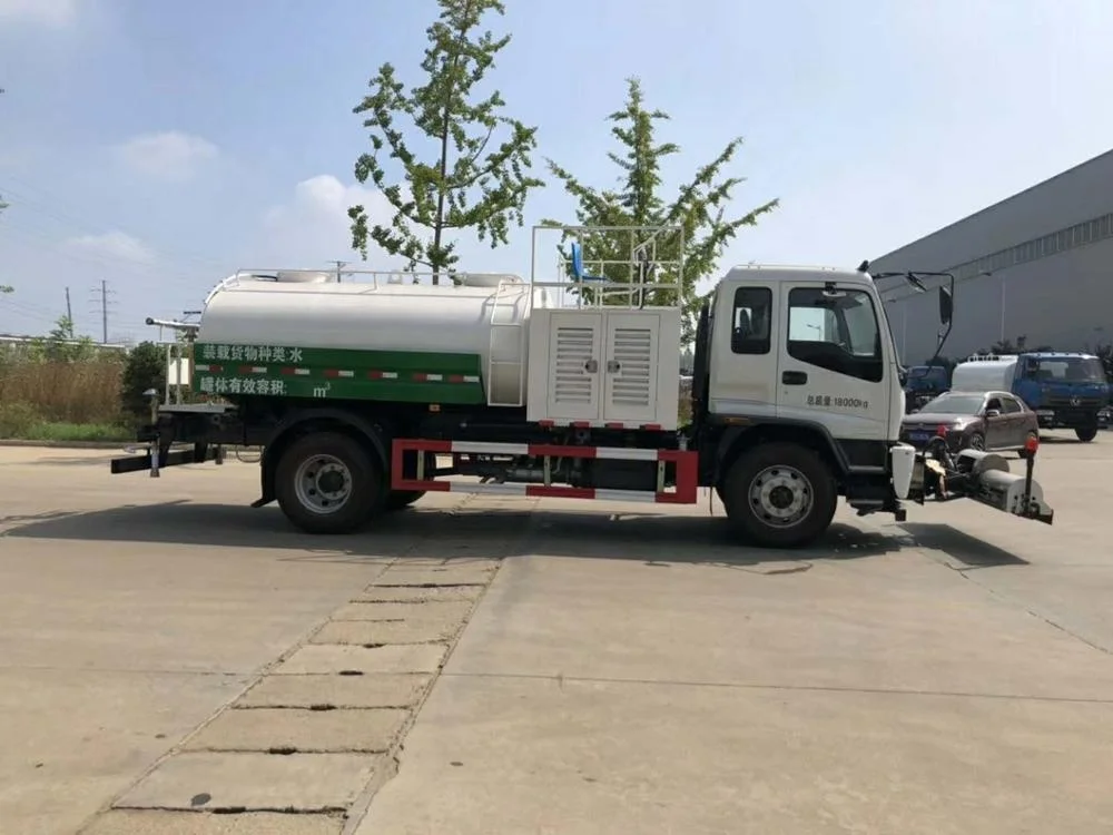 Japanese 4x2 I-SUZU FTR 10000 liter High pressure road cleaning truck