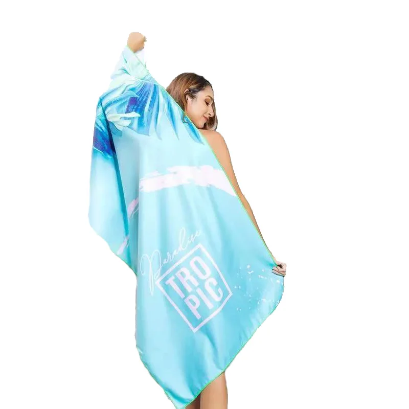 wholesale custom cotton microfiber round beach towel logo print thick kids bath towels turkish beach towels with tassel