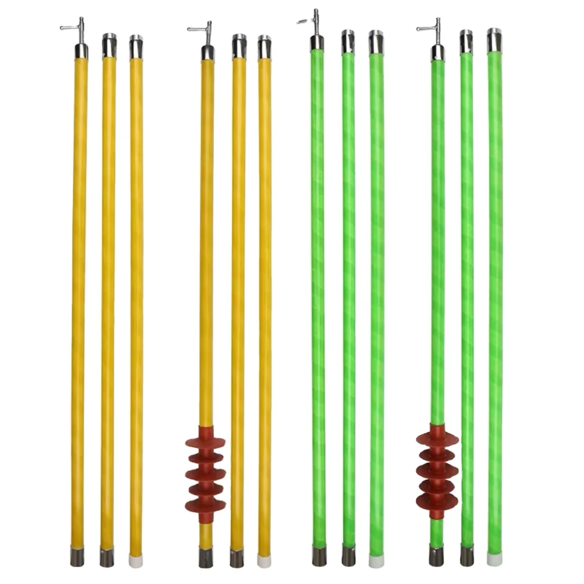 Hot Selling High Voltage Fiberglass Telescopic Hot Stick With High Quality
