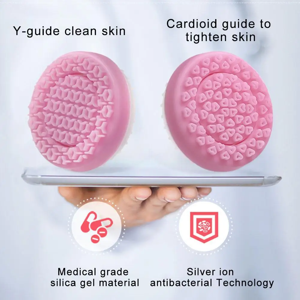 2020 Amazon Best Seller Face Massager Exfoliating Electric Facial Cleansing Scrubber Lumispa 3D Sonic Silicone