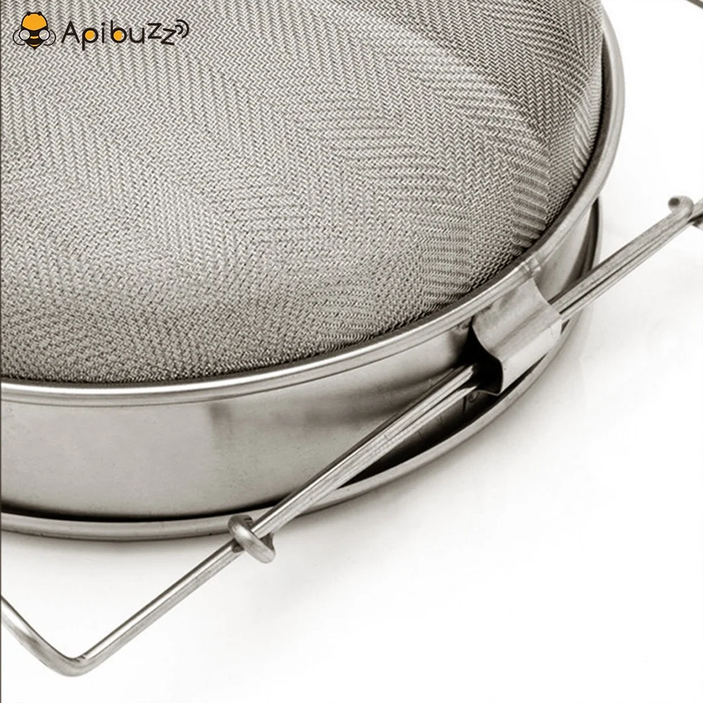 Wholesale honey double strainer - 304 Stainless Steel Double Sieve Honey Strainer - Dropshipping beekeeping equipment supplier