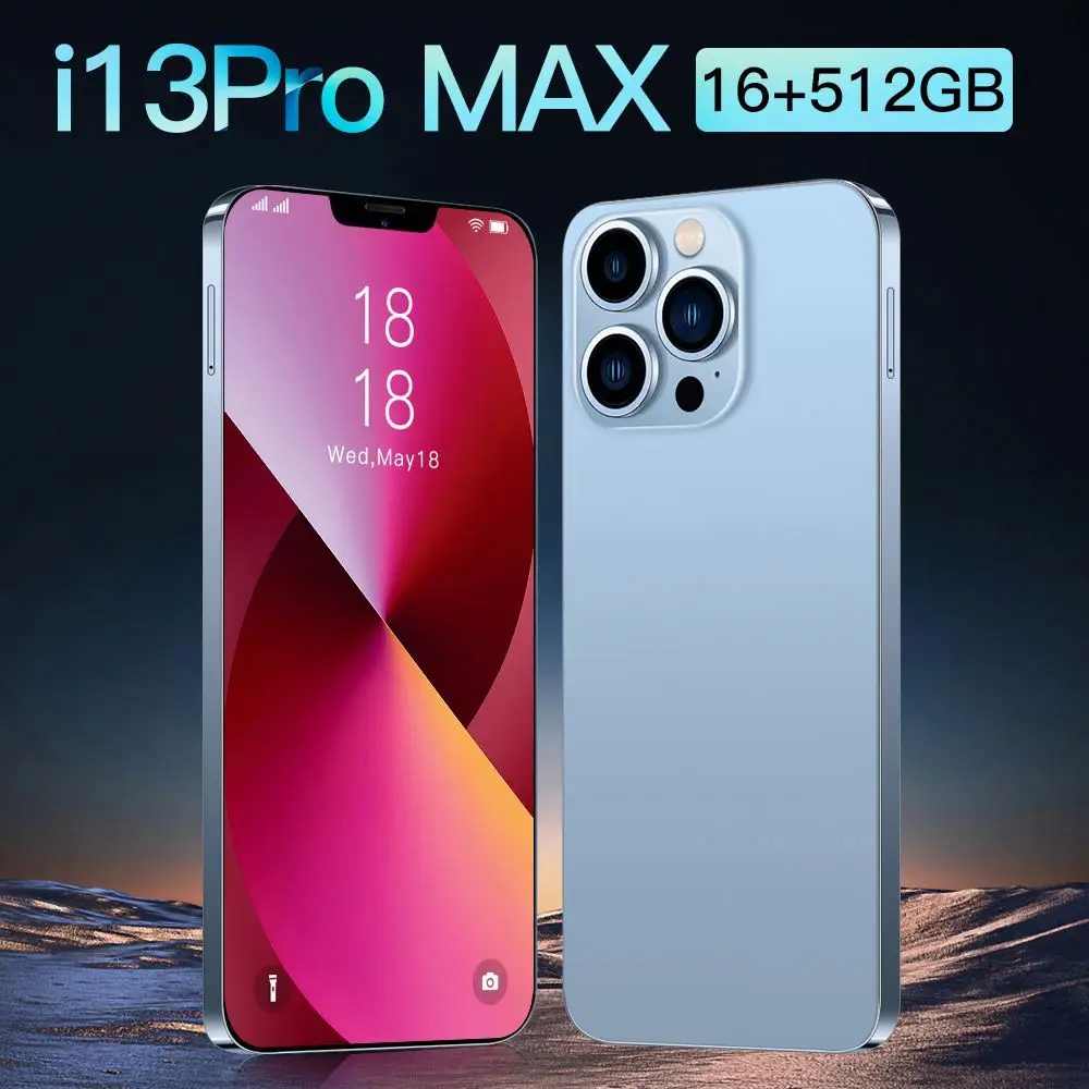 i13 proandroid smart phone latest 4g 64 g smart phone 9 pro mobile phone water proof android p
