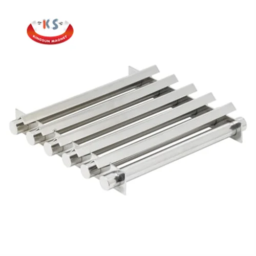 12000 Gauss D25 Filter Hopper Strong Neodymium Magnetic Round Bar Ndfeb Magnet Bar For Food Separation