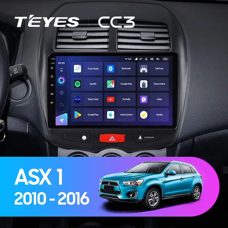 TEYES CC3 для Mitsubishi ASX 1 2010 - 2016 автомобильный Радио мультимедийный видео плеер стерео GPS Android No 2din 2 din dvd