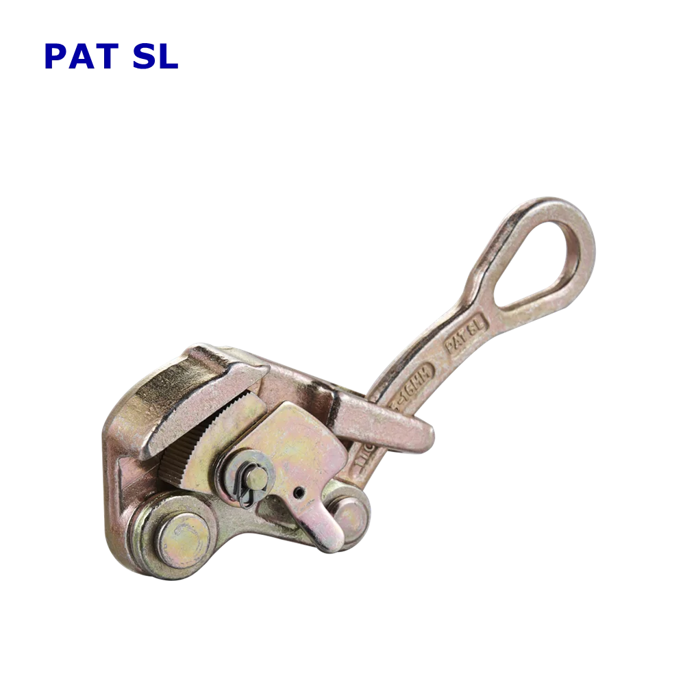 Chinese Manufacturer Forged 3 TON Wire Rope Grip Cable Gripper Hand Puller Come along Clamp tightening wire rope
