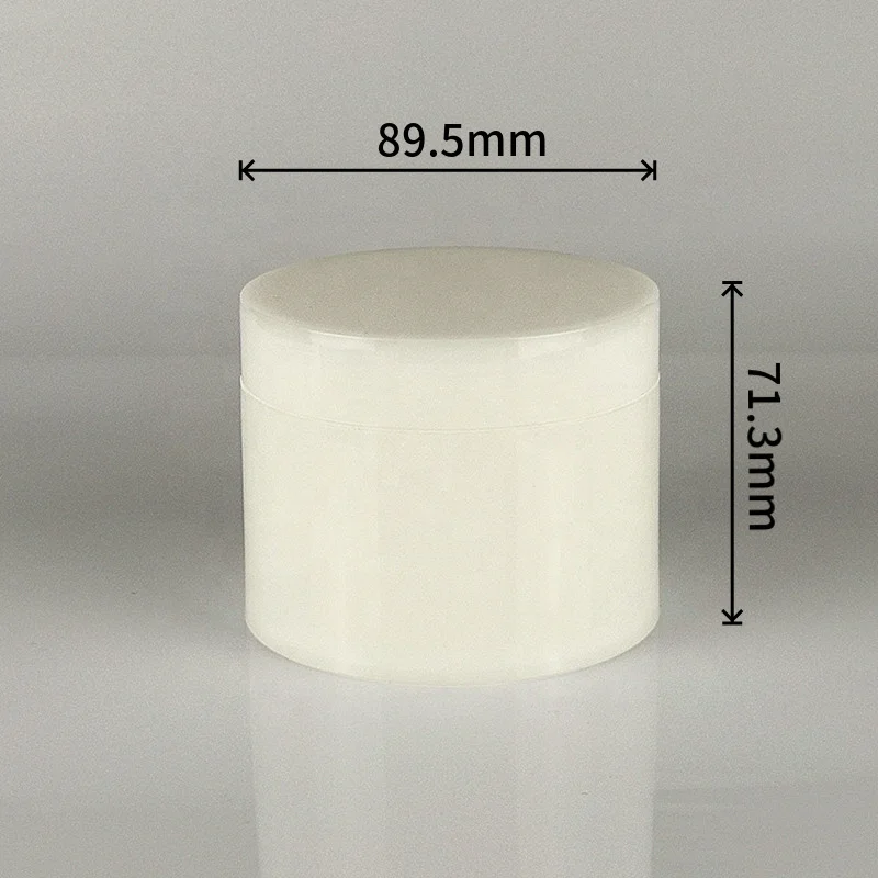 
Wholesale Supply Round Shaped 250g PP Material White Skin Care Cream Jar 