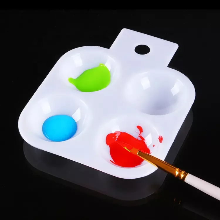 Plastic Drawing Tool Art Paint Color Mixing paint pallet Oil paint empty watercolor palette