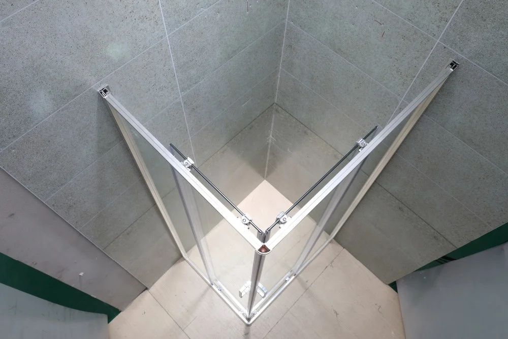 Foshan Factory Direct Sale Aluminium Alloy Frame Square Sliding  Shower Enclosure