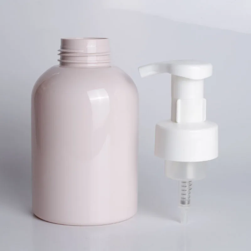 Manufacturer wholesale 500ml PET Empty PET Plastic Cosmetic Hand Soap Foam Pump Bottles Foaming hand Mousse Refillable Bottle