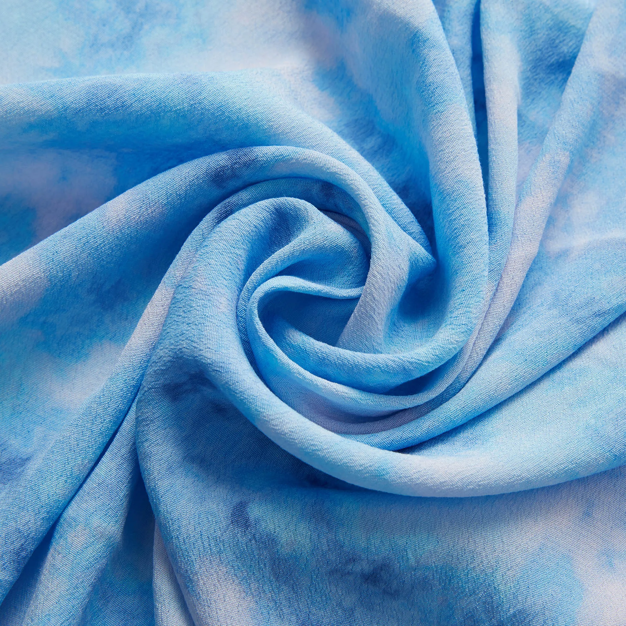 NO MOQ Free sample crinkle 100%  rayon viscose digital printed woven poplin fabric for dress