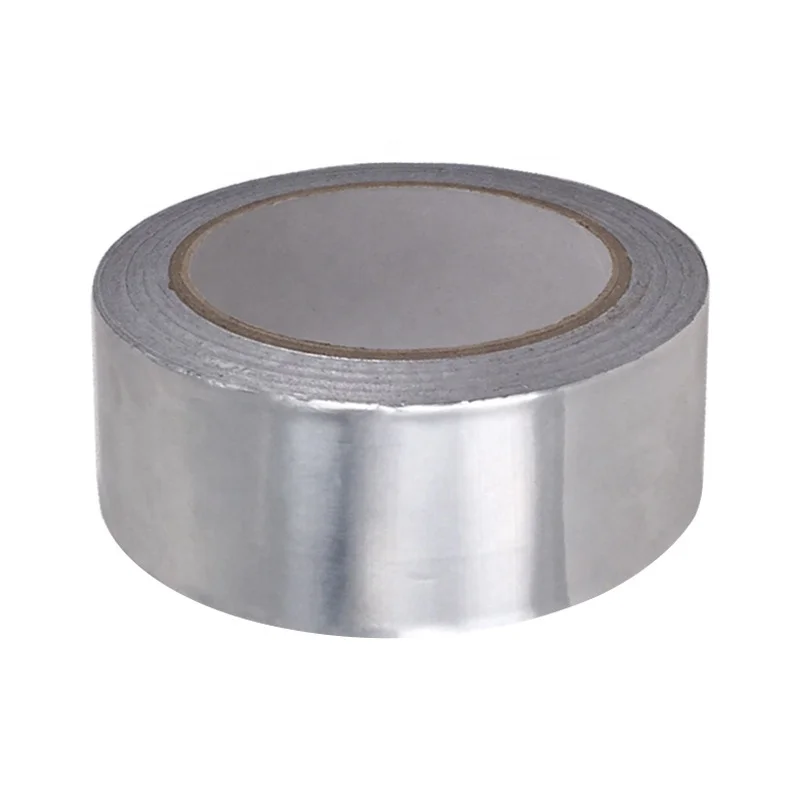 Fireproof Reinforced Aluminium Foil Tape Glass Fiber Insulation Pipe Sealing Aluminum Tape
